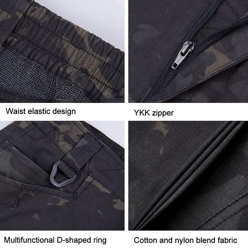Multi-pocket shorts