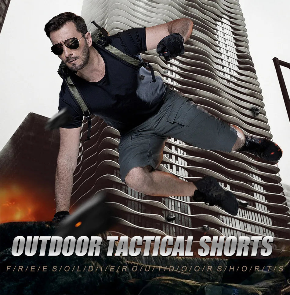 Multi-pocket shorts