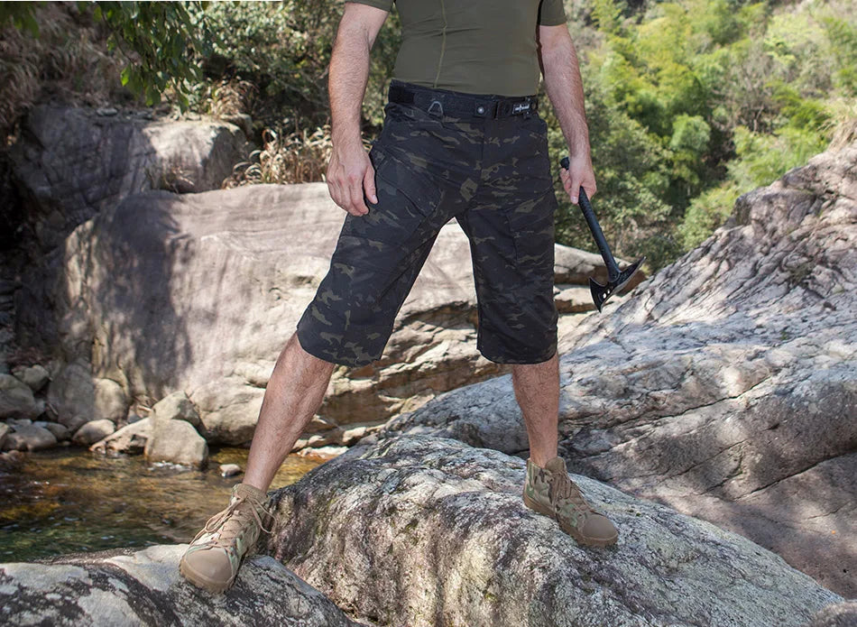 Multi-pocket shorts