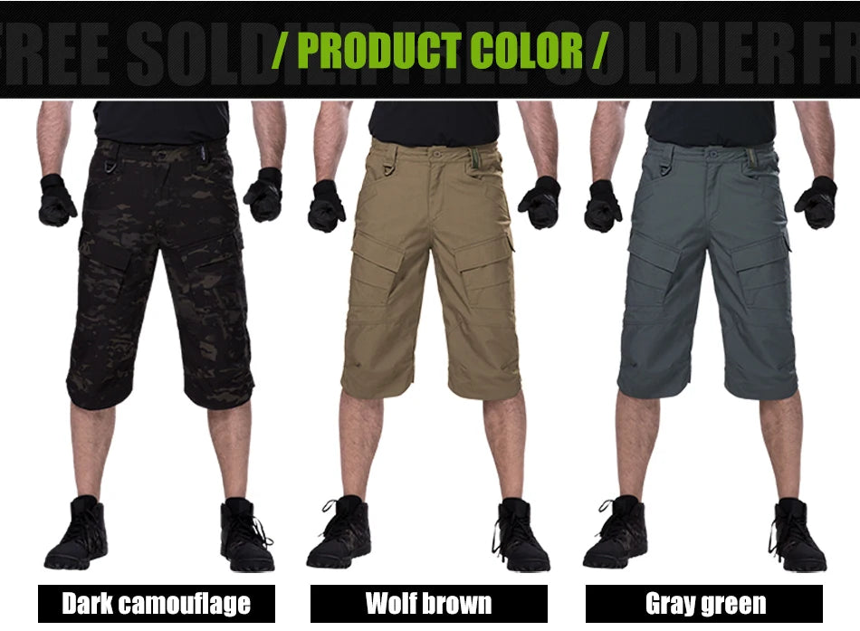 Multi-pocket shorts
