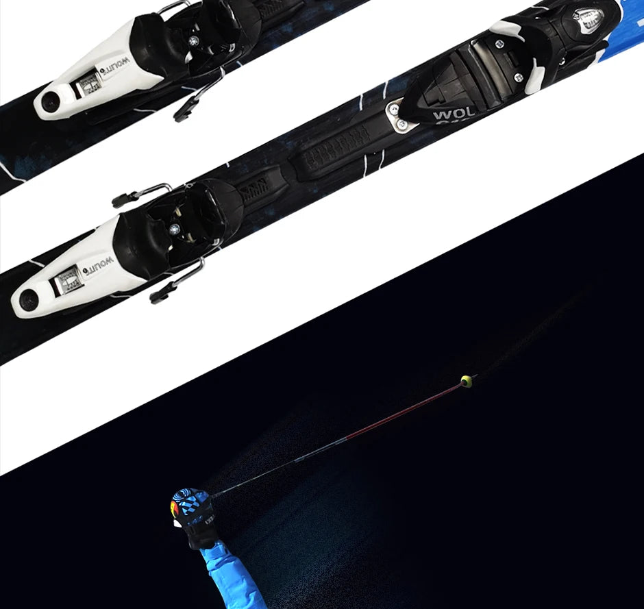Skis Intermediate to Pro, 110cm to 140cm Length
