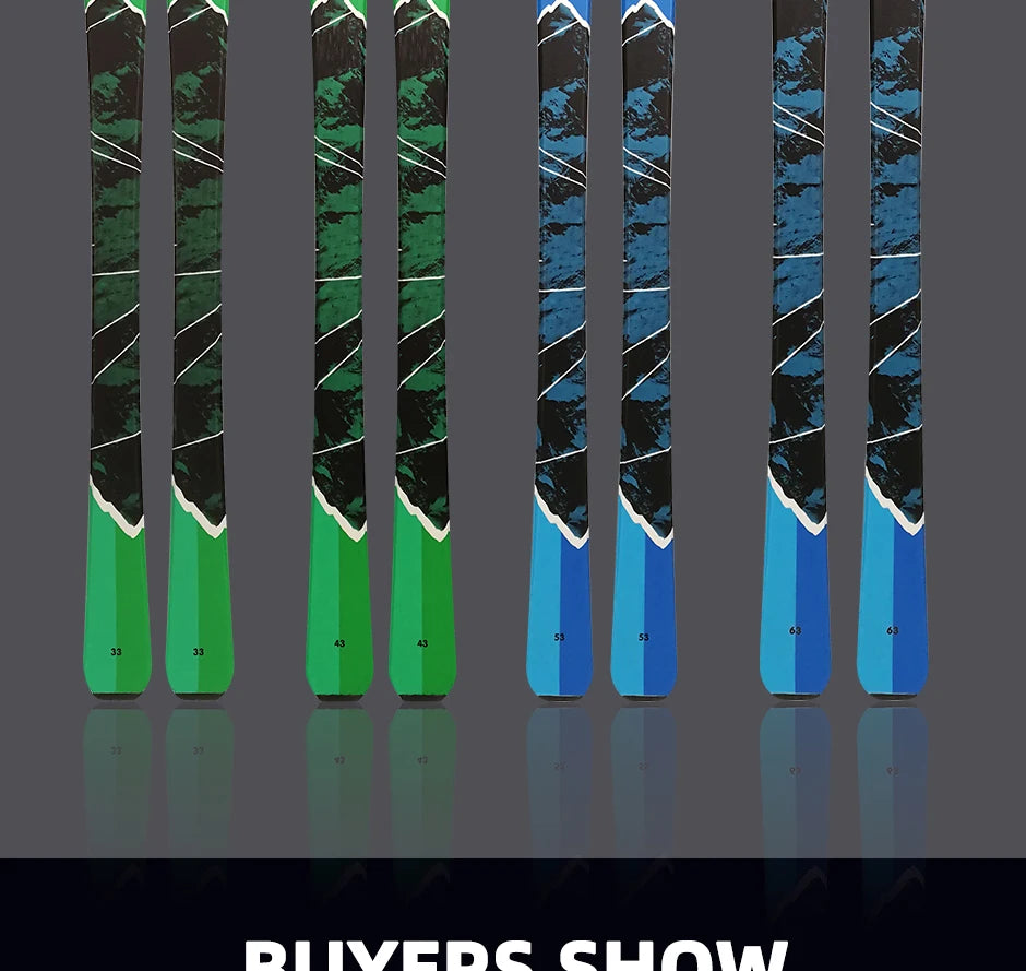 Skis Intermediate to Pro, 110cm to 140cm Length
