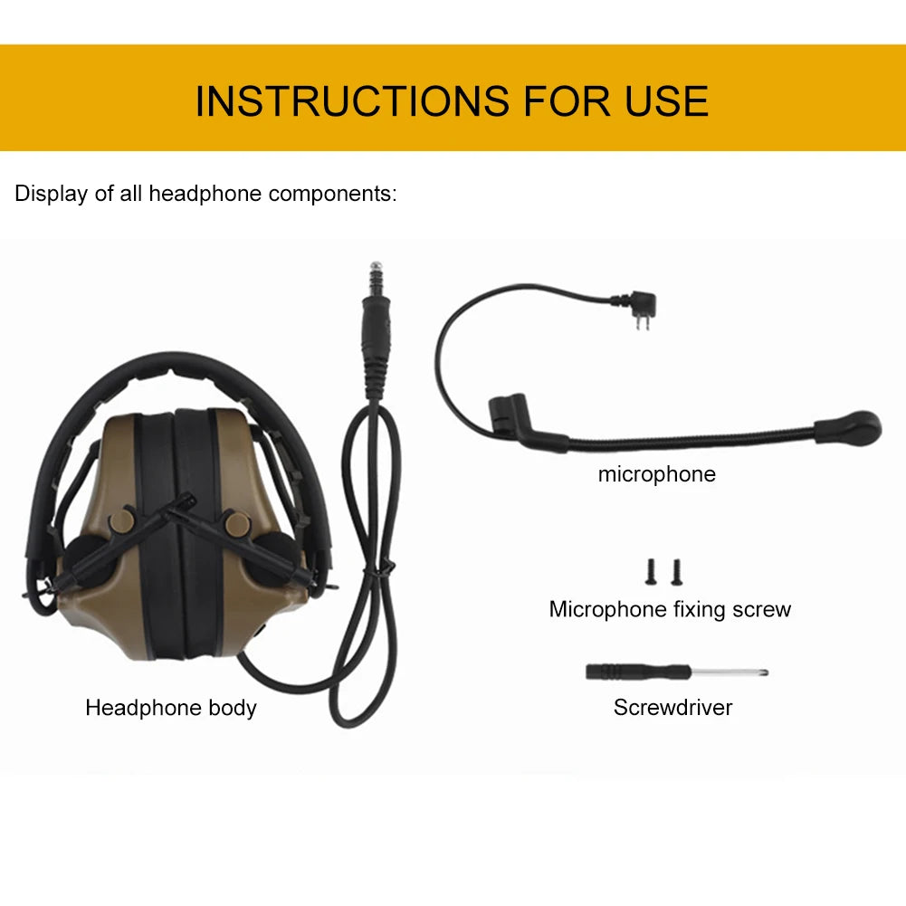 Headset Shooting Earmuffs