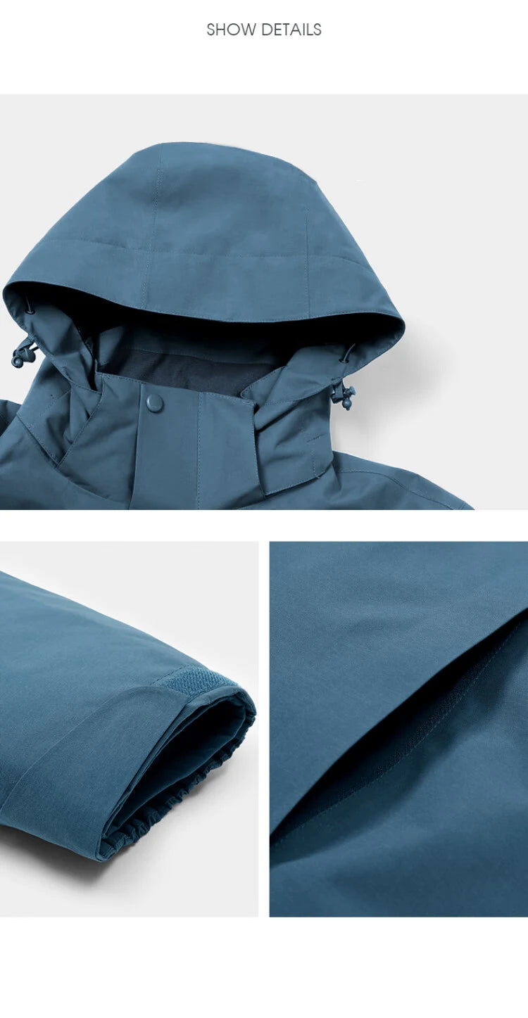 3-in-1 Windbreaker with Down Liner