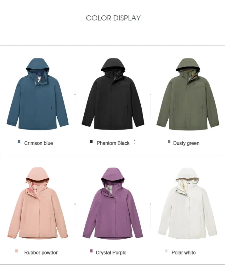 3-in-1 Windbreaker with Down Liner