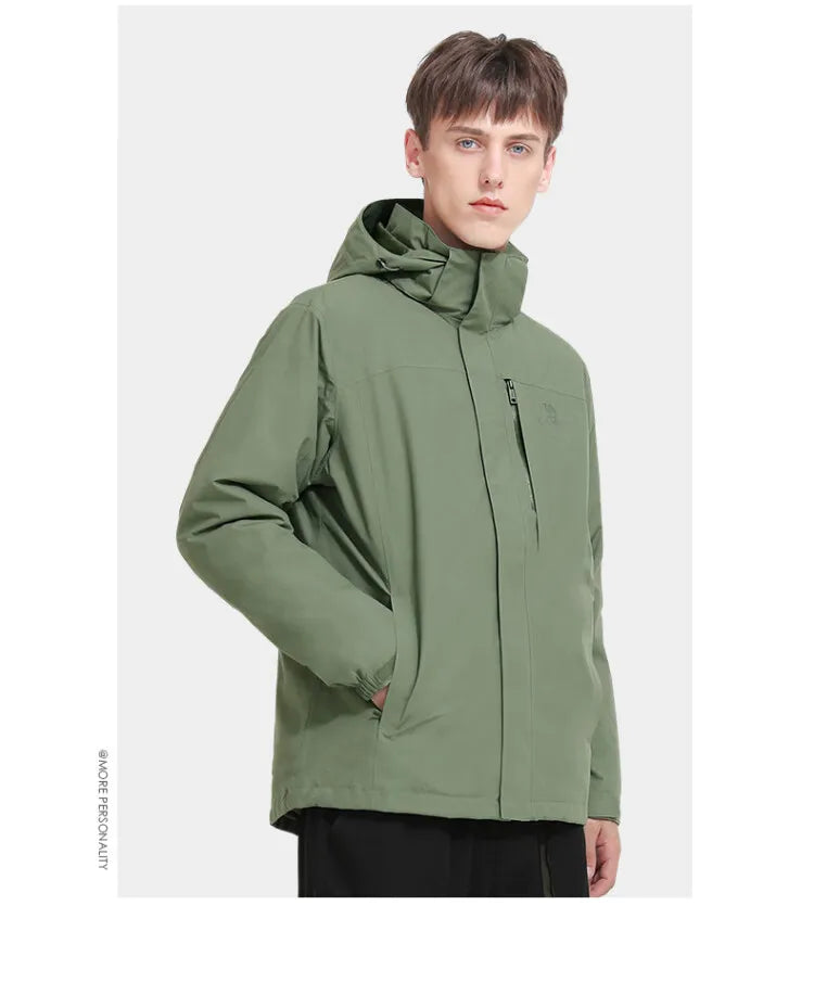 3-in-1 Windbreaker with Down Liner