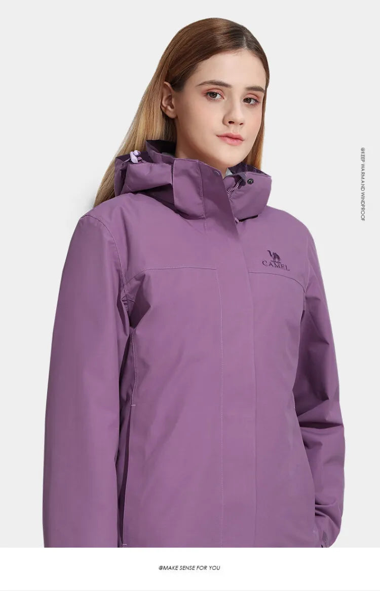 3-in-1 Windbreaker with Down Liner