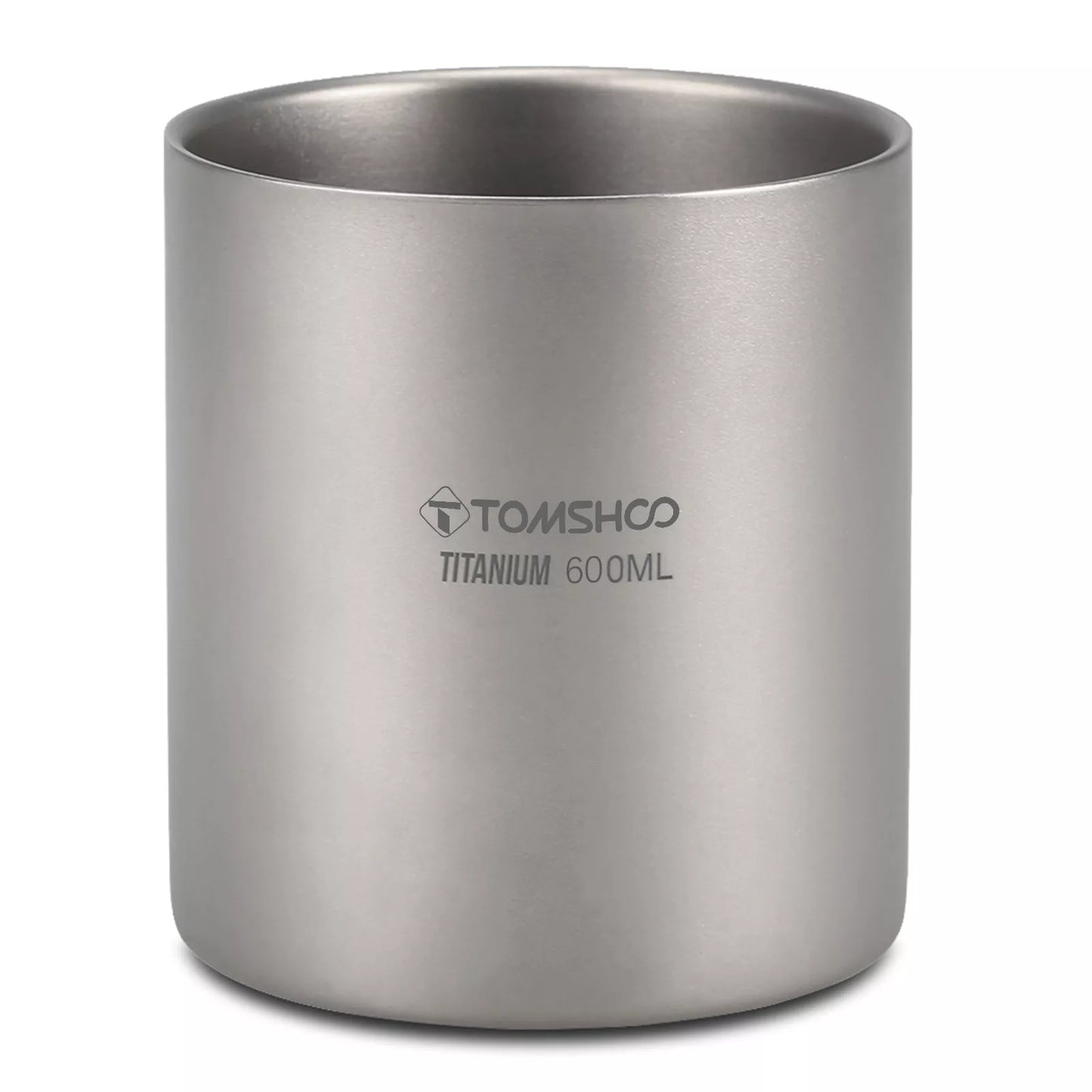 220/350/450/600ml Double Wall Titanium Water Coffee Cup