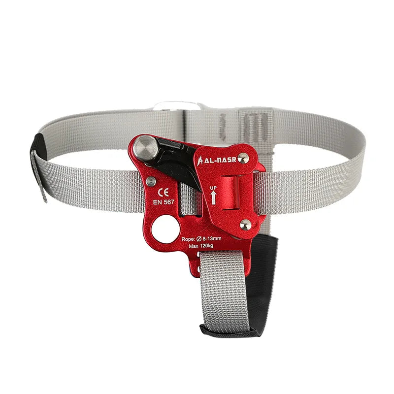 Rock Climbing Foot Harness With Pedal Belt Grasp for Rope Gear