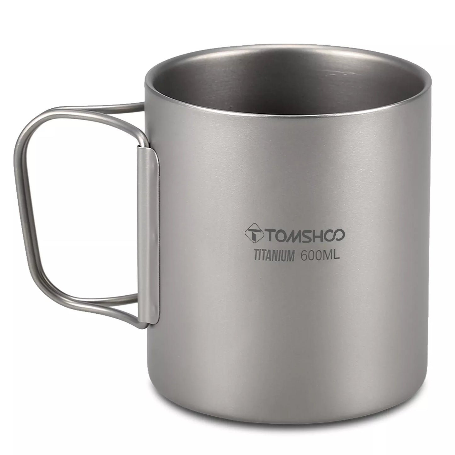 220/350/450/600ml Double Wall Titanium Water Coffee Cup