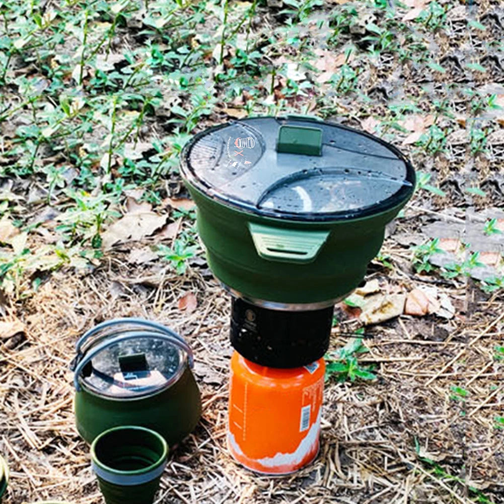 Foldable Portable Cooking Pot