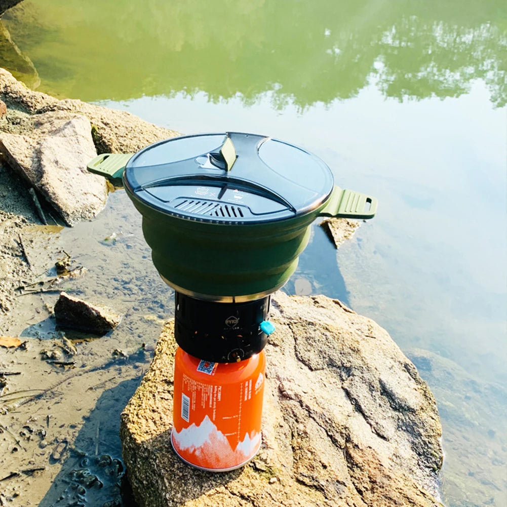 Foldable Portable Cooking Pot