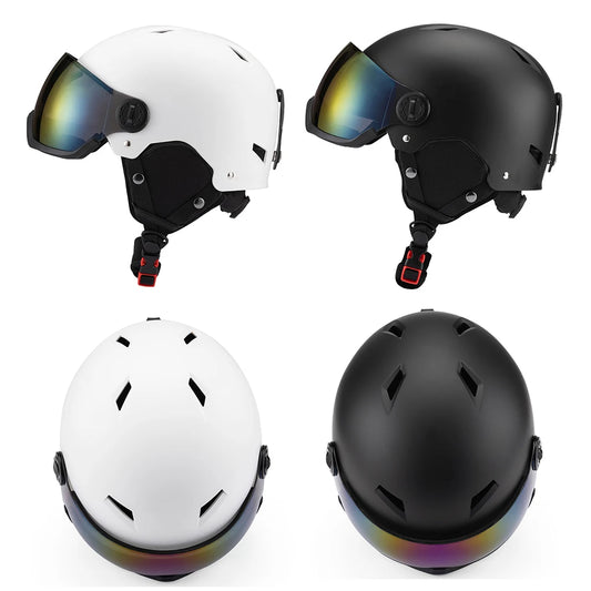 Ski, Snowboard  Helmet with Goggle connection