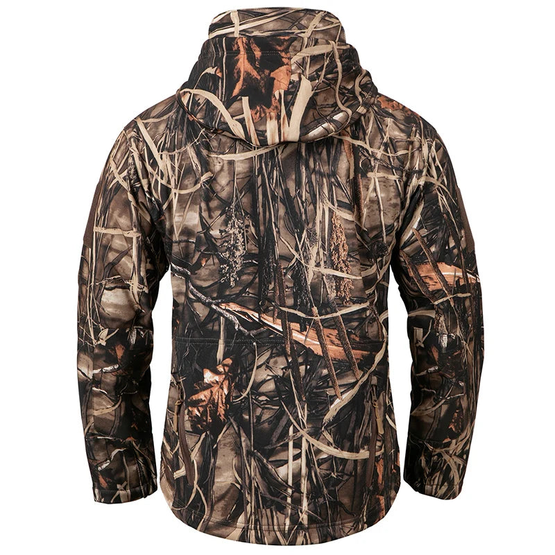 Soft Shell Camouflage  Waterproof Fleece Jacket