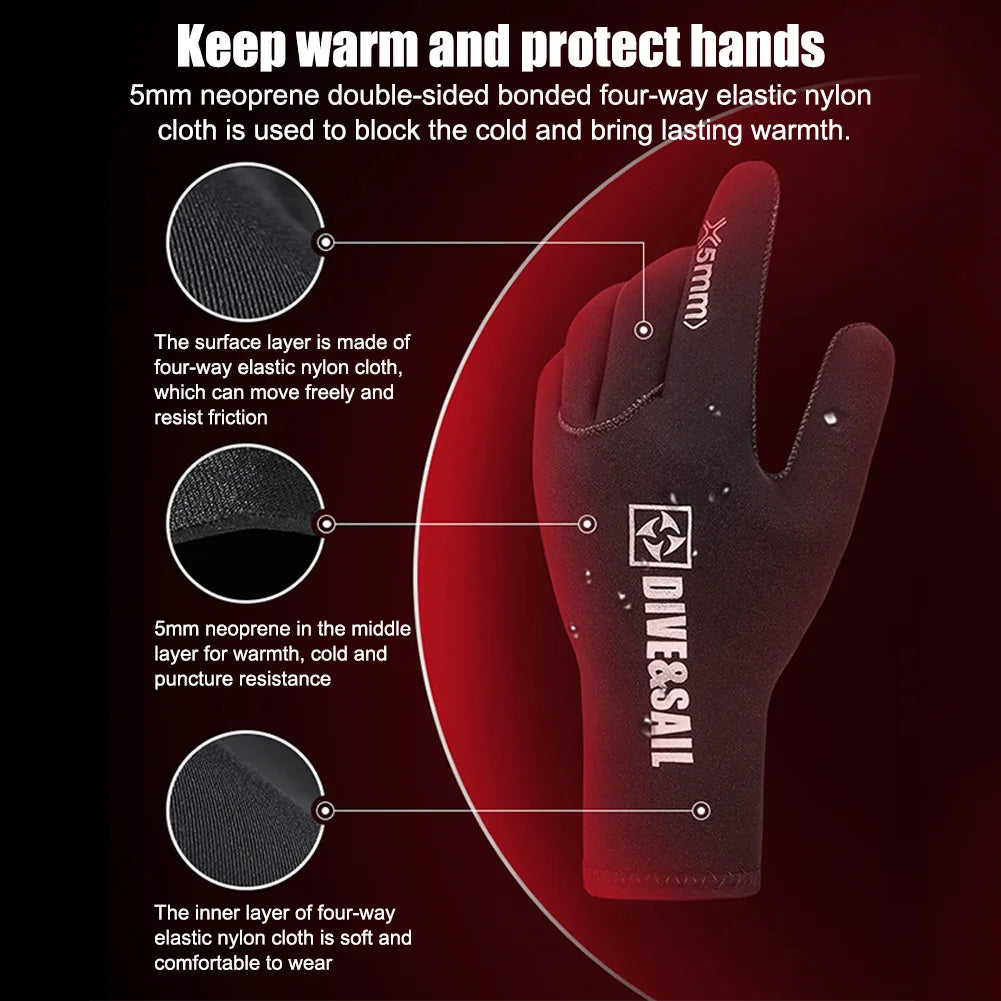 5mm Underwater Gloves