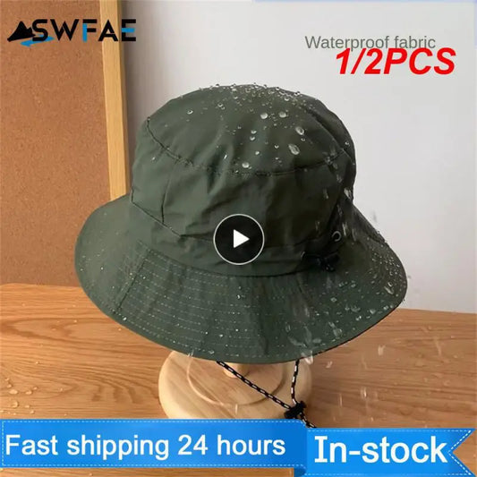 Waterproof Wide Brim Hat Foldable