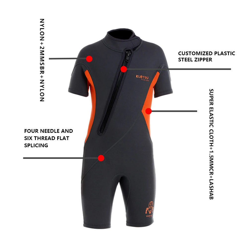 Children's Short Sleeve Wetsuit