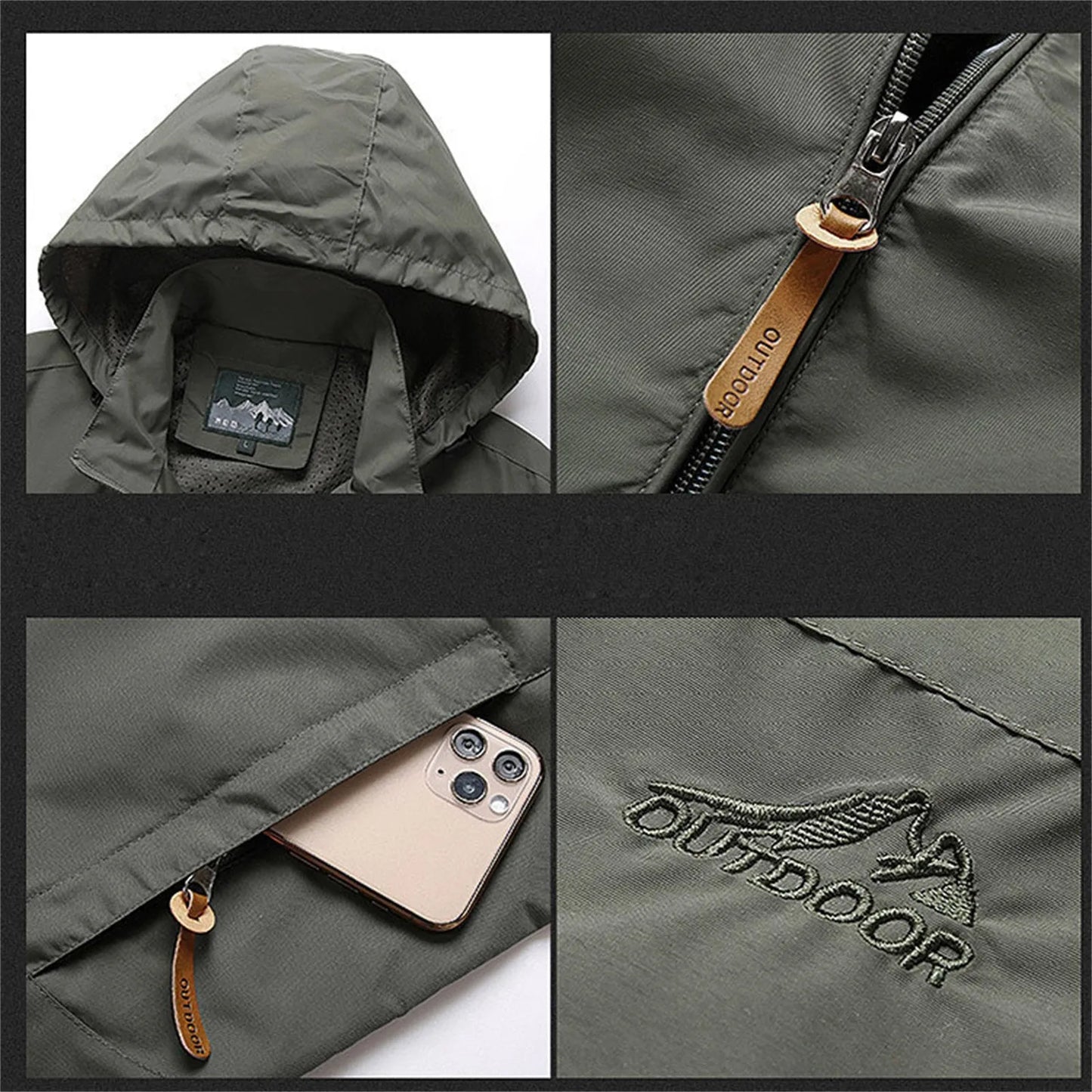 Soft Shell Waterproof Windbreaker