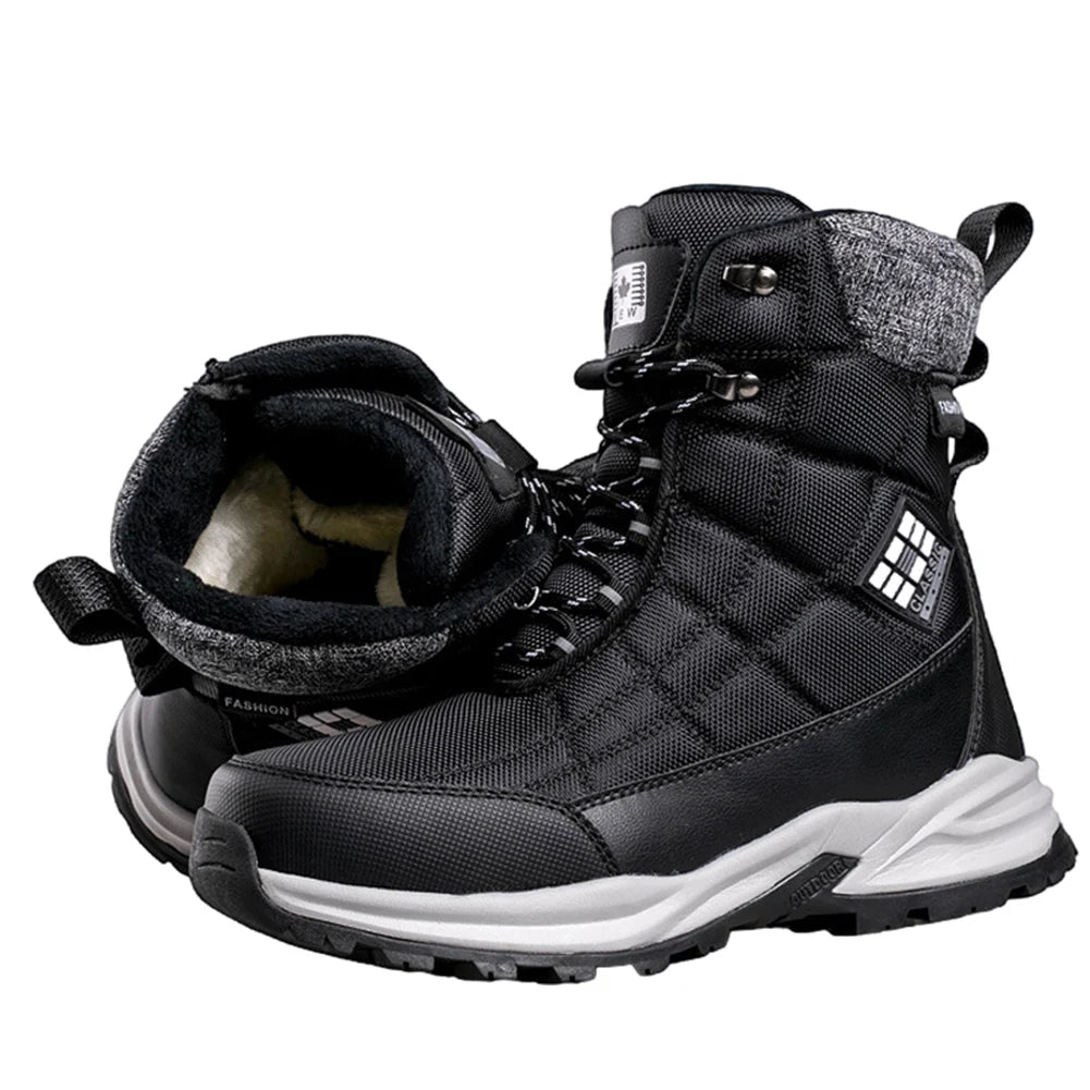 Waterproof Fleece Lining Snow Boots