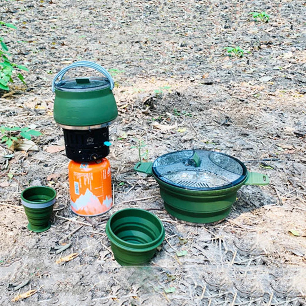 Foldable Portable Cooking Pot