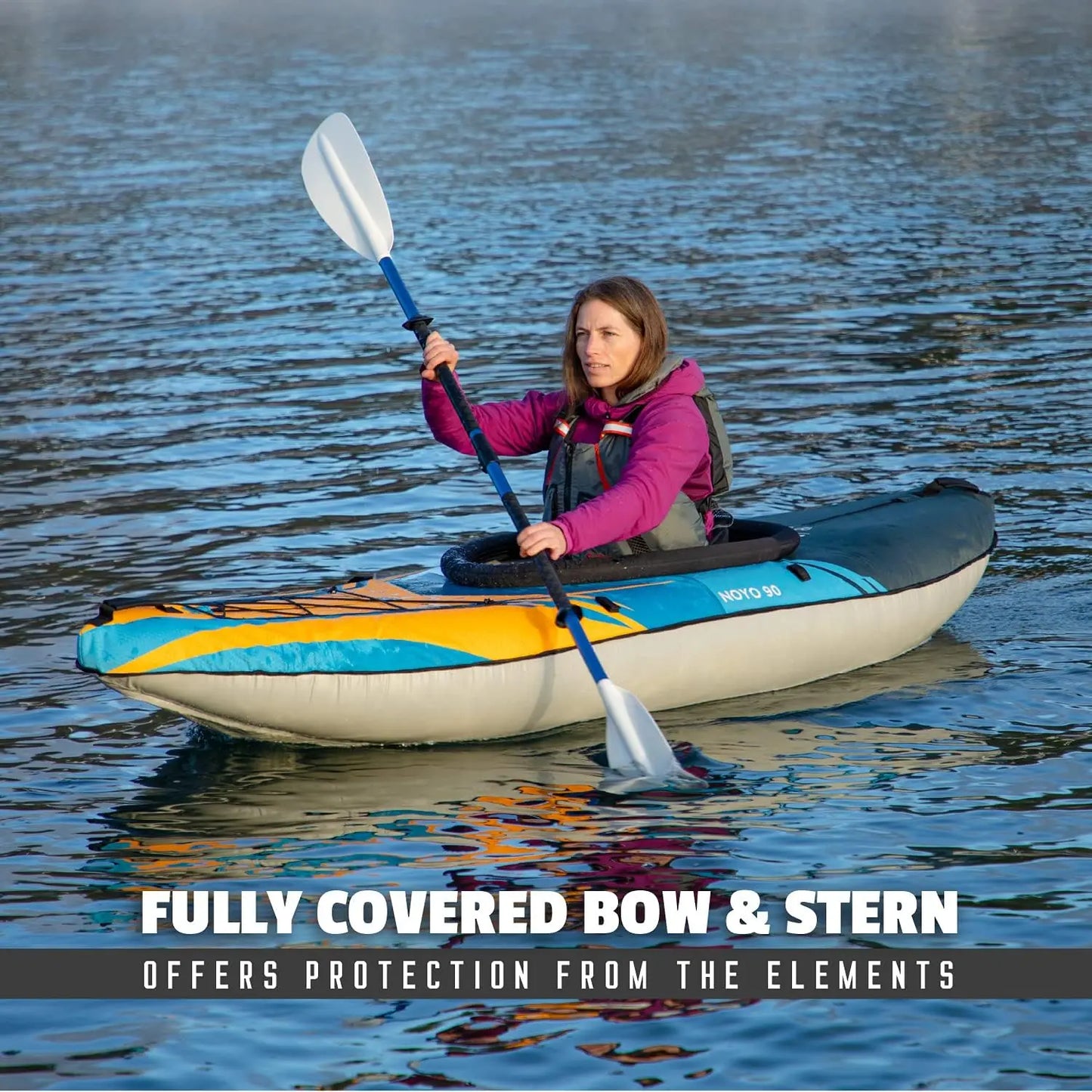 1 Person Touring Kayak with Cover