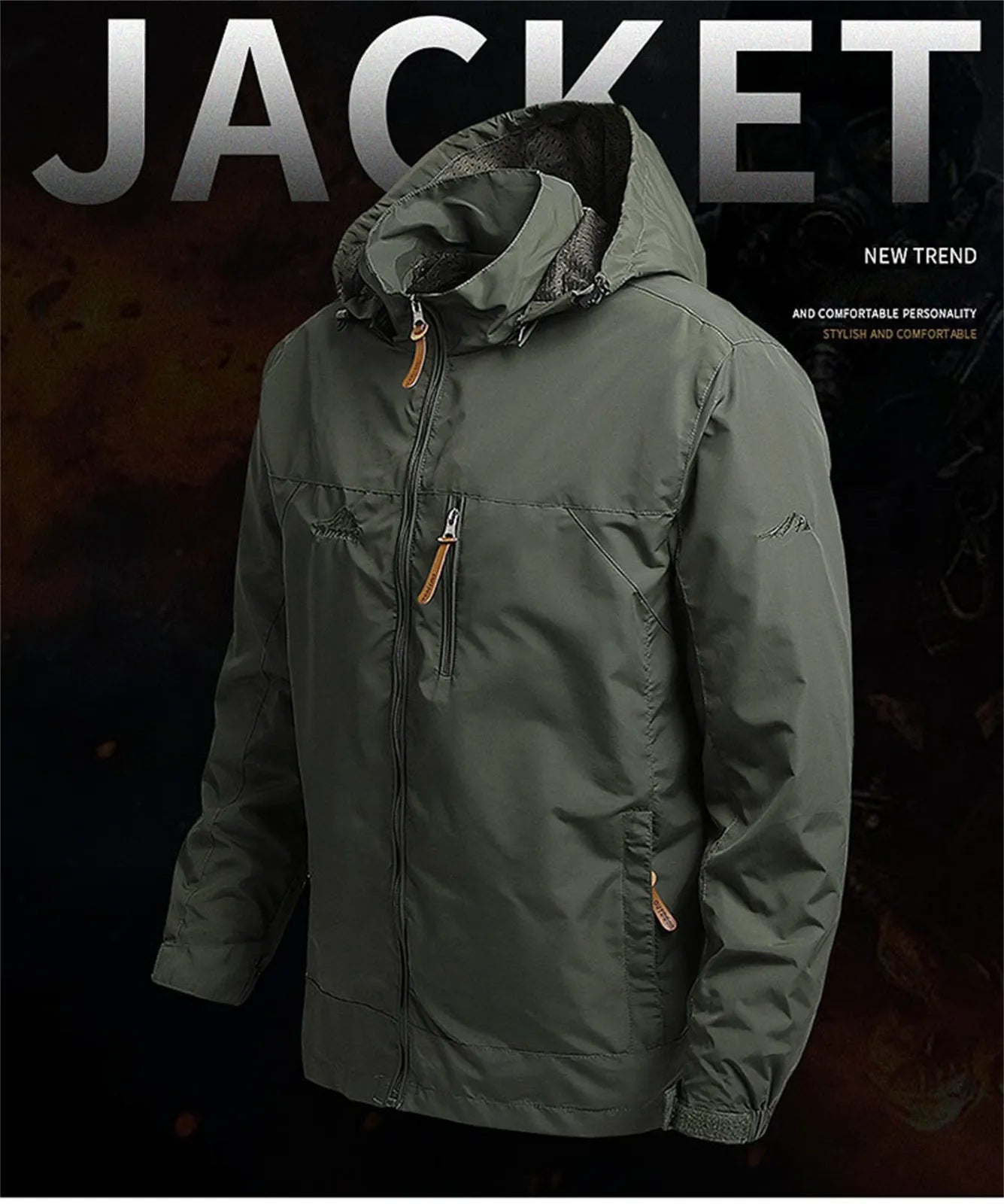 Soft Shell Waterproof Windbreaker