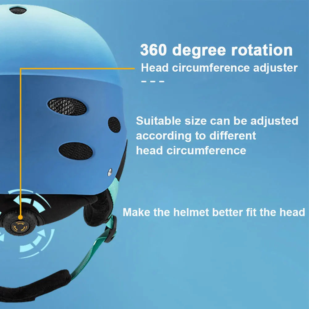 Adjustable Ski, Snowboard Helmet & Googles